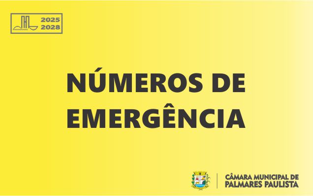 NÚMEROS DE EMERGÊNCIA